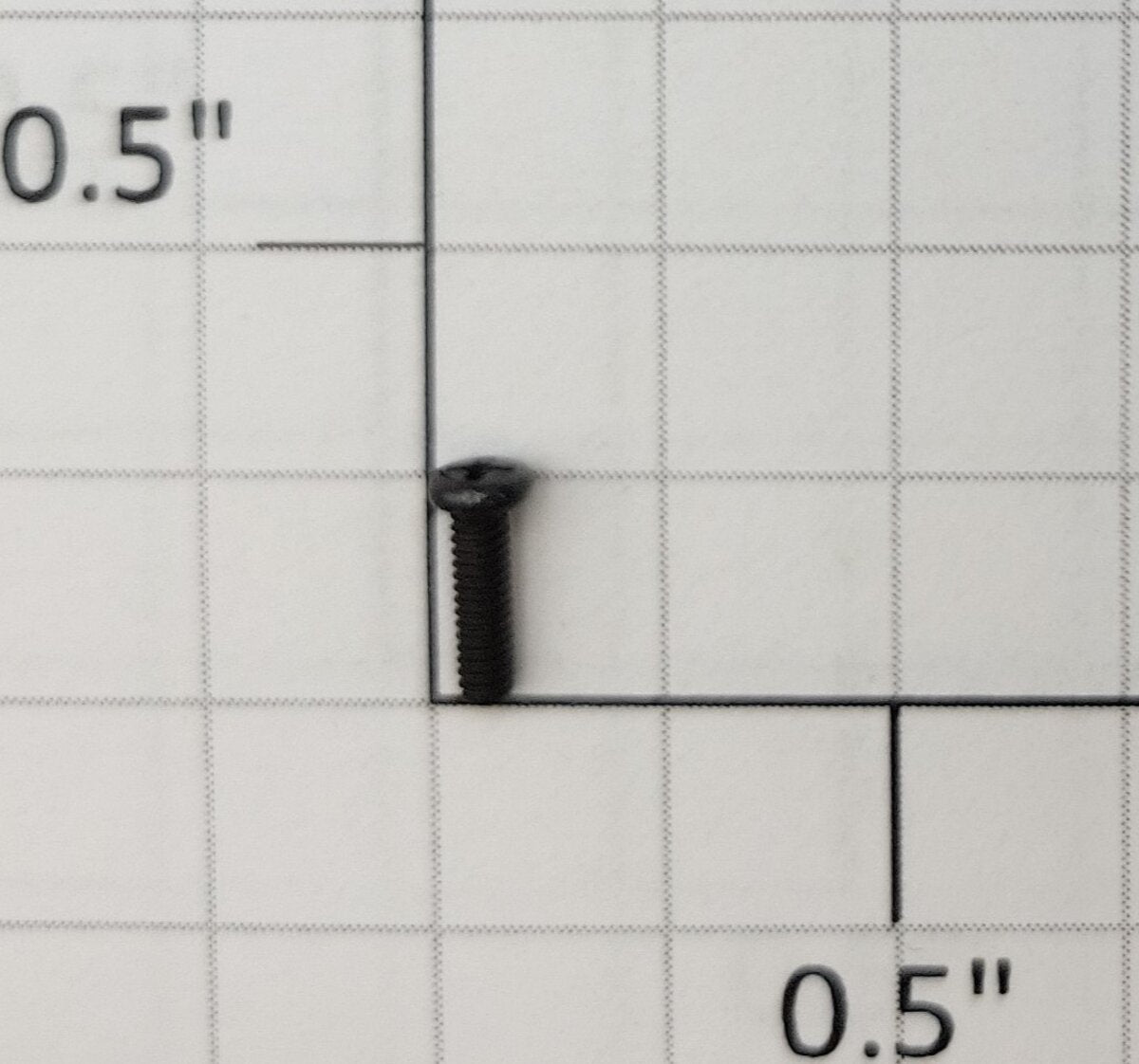 S-Helper 001-17060-DPM #1-72 x 7/32" Black Pan Head Phillips Machine Screw