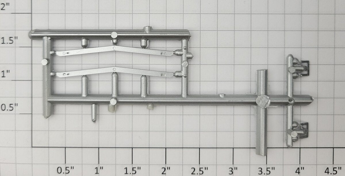 S-Helper 652-03-S Silver Plastic Roof Set Sprue