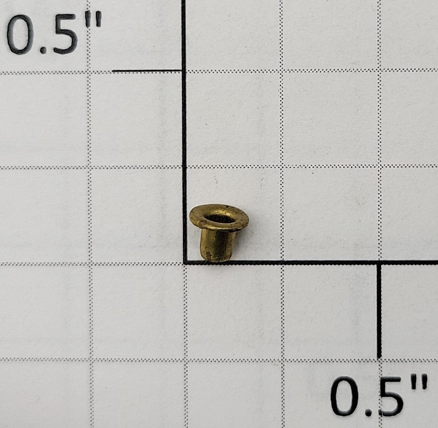 S-Helper 004-B2536 3/32" x 3/32" x 1/16" Brass Eyelet