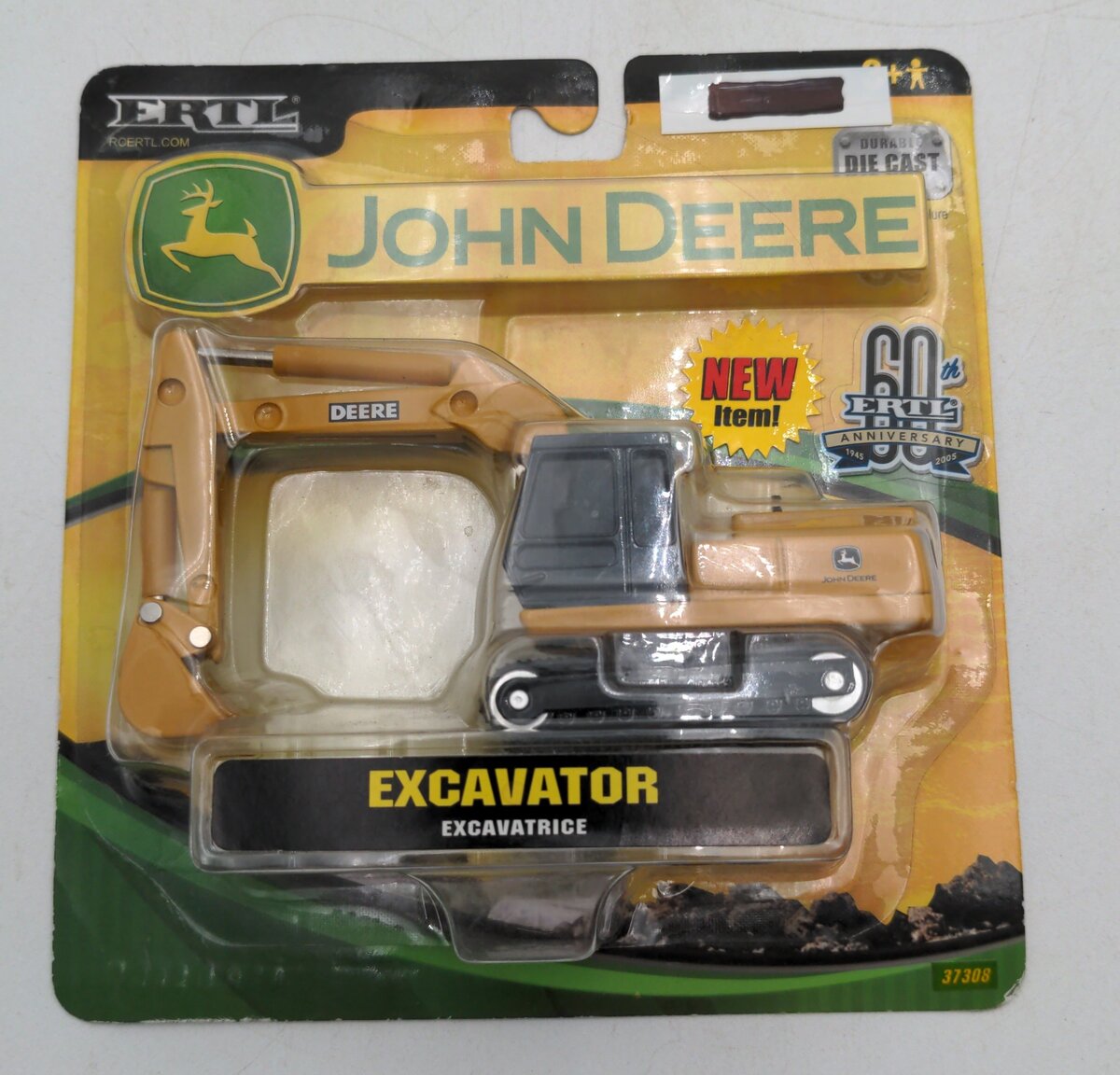 Ertl 37308 1:64 Scale John Deere Excavator