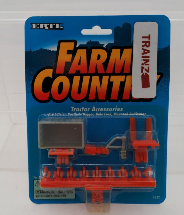 Ertl 4332 1:64 Scale Farm Country Plastic Tractor Accessories