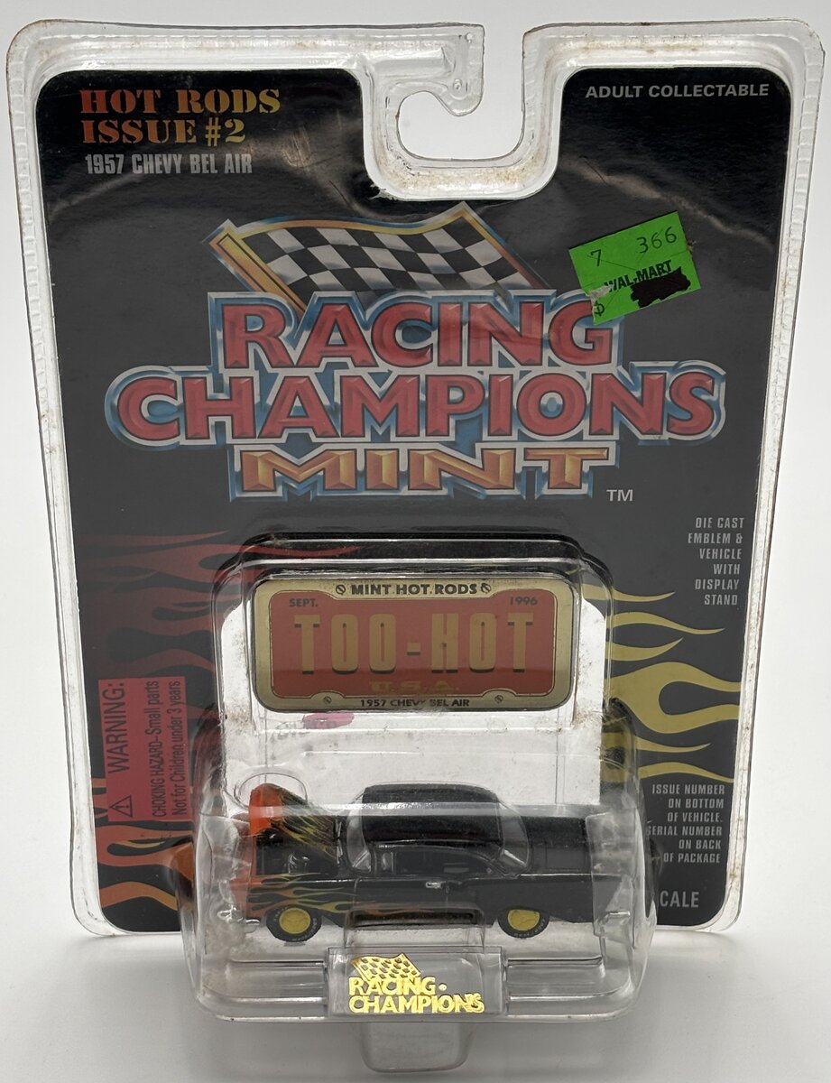 Racing Champions 08182-08103 1:61 #2 Hot Rod Flame 1957 Chevy Bel Air