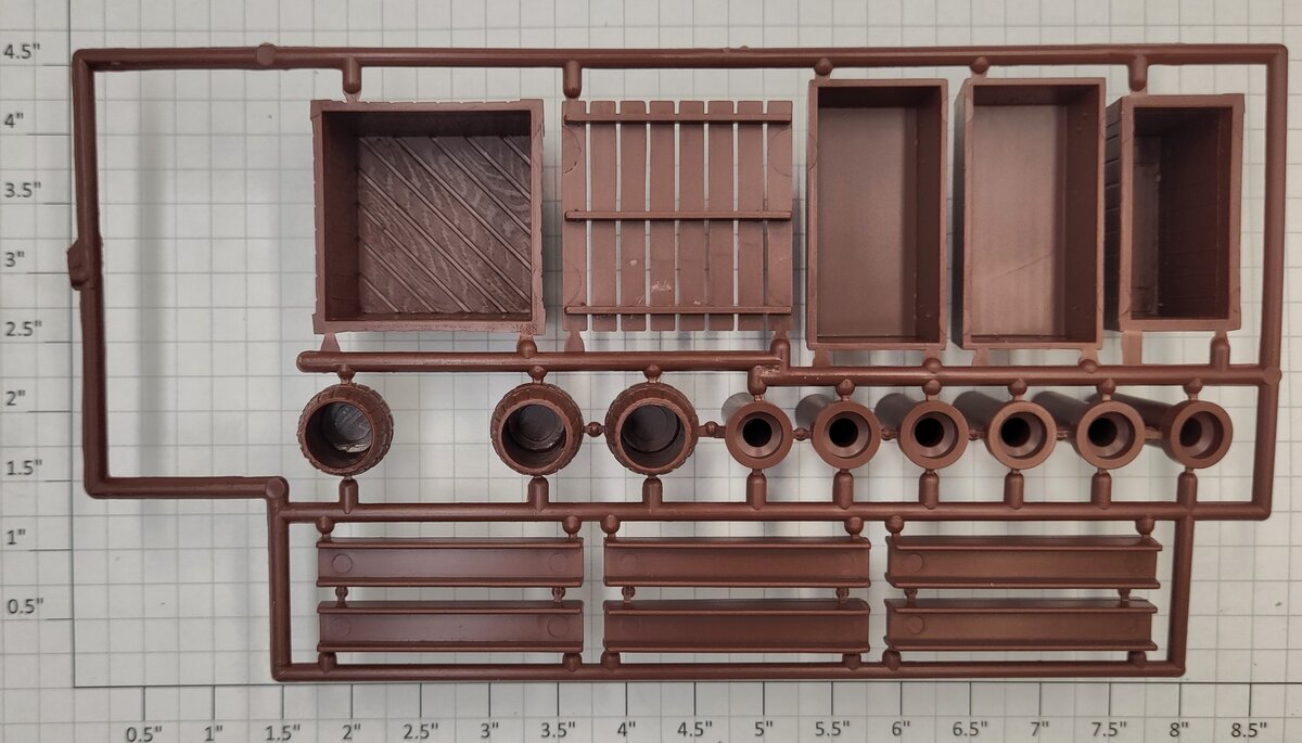 Lionel 30077-35X Brown Animated Gondola Crate Load