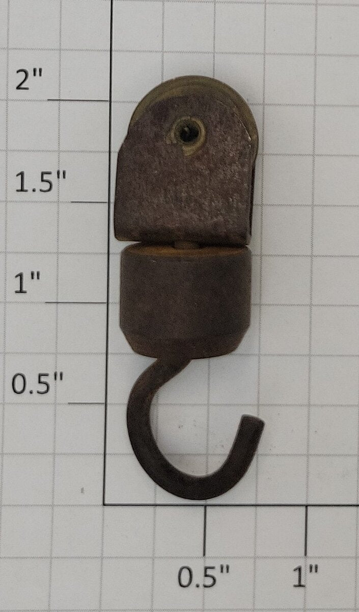 Acme 0521-10 Standard Gauge Crane Metal Hook and Pulley Assembly
