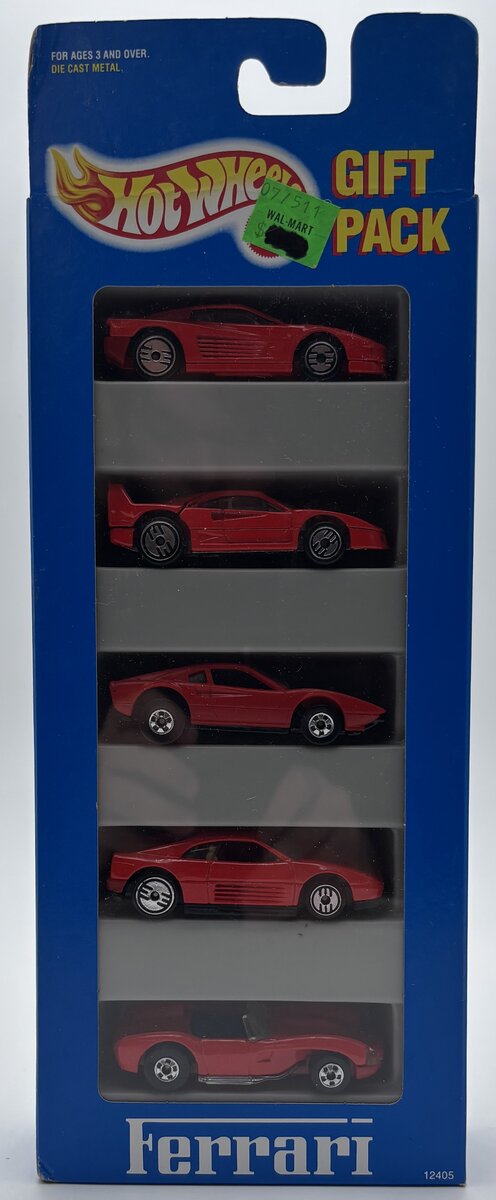 Hot Wheels 12405 1:64 Ferrari Gift Pack (Pack of 5)
