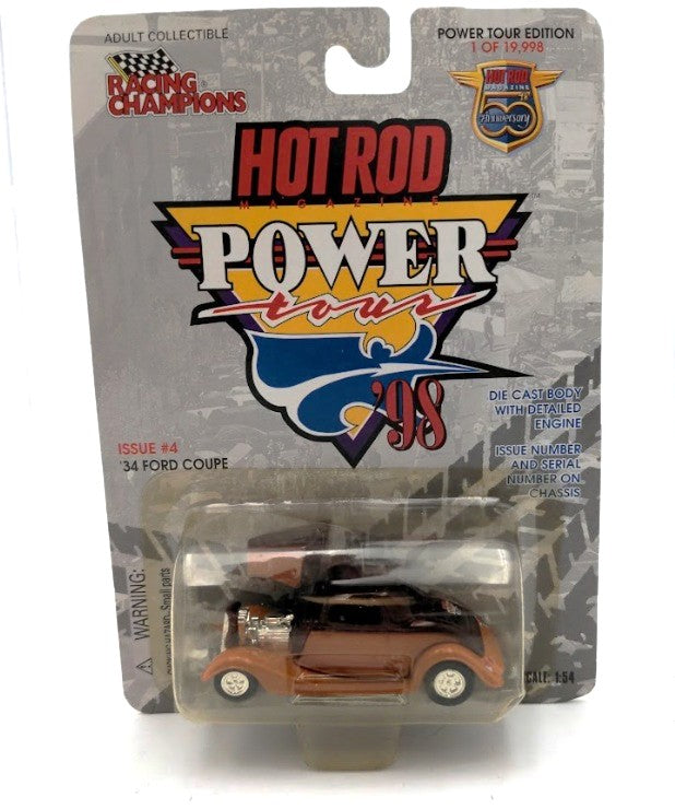 Racing Champions 08997-08143 1:54 Scale Tan '34 Ford Coupe Issue #4 Die Cast