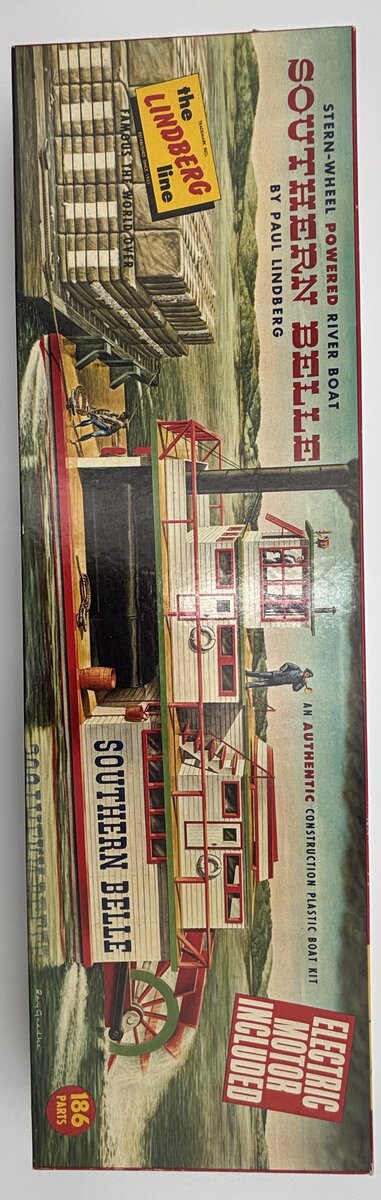Lindberg 715M 1:64 Southern Belle Stern-Wheel Powered River Boat