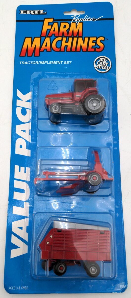 Ertl 1094 1:64 Farm Machines Tractor Implement Set
