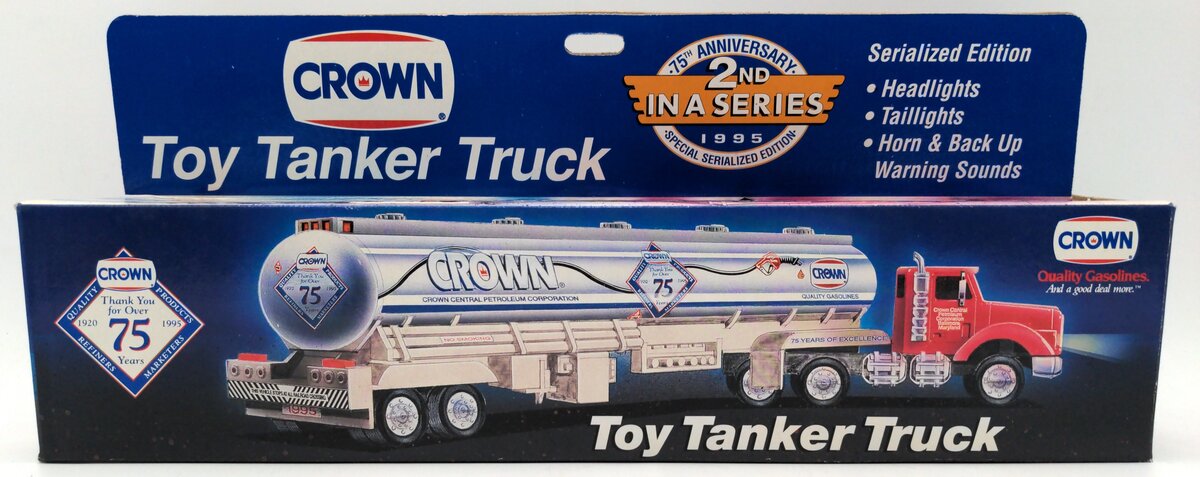 Crown Central Petroleum Corporation Quality Gasolines Toy Tanker Truck