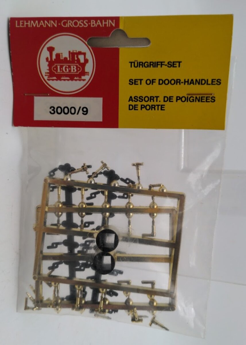 LGB 3000/9 G Scale Set of Door Handles Plastic Part