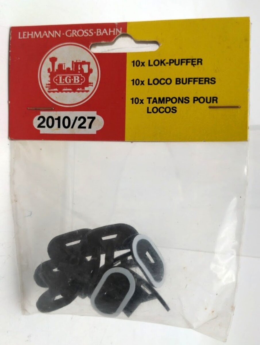 LGB 2010/27 G Gauge Loco Buffers Steam Diesel Electric (Pack of 10)