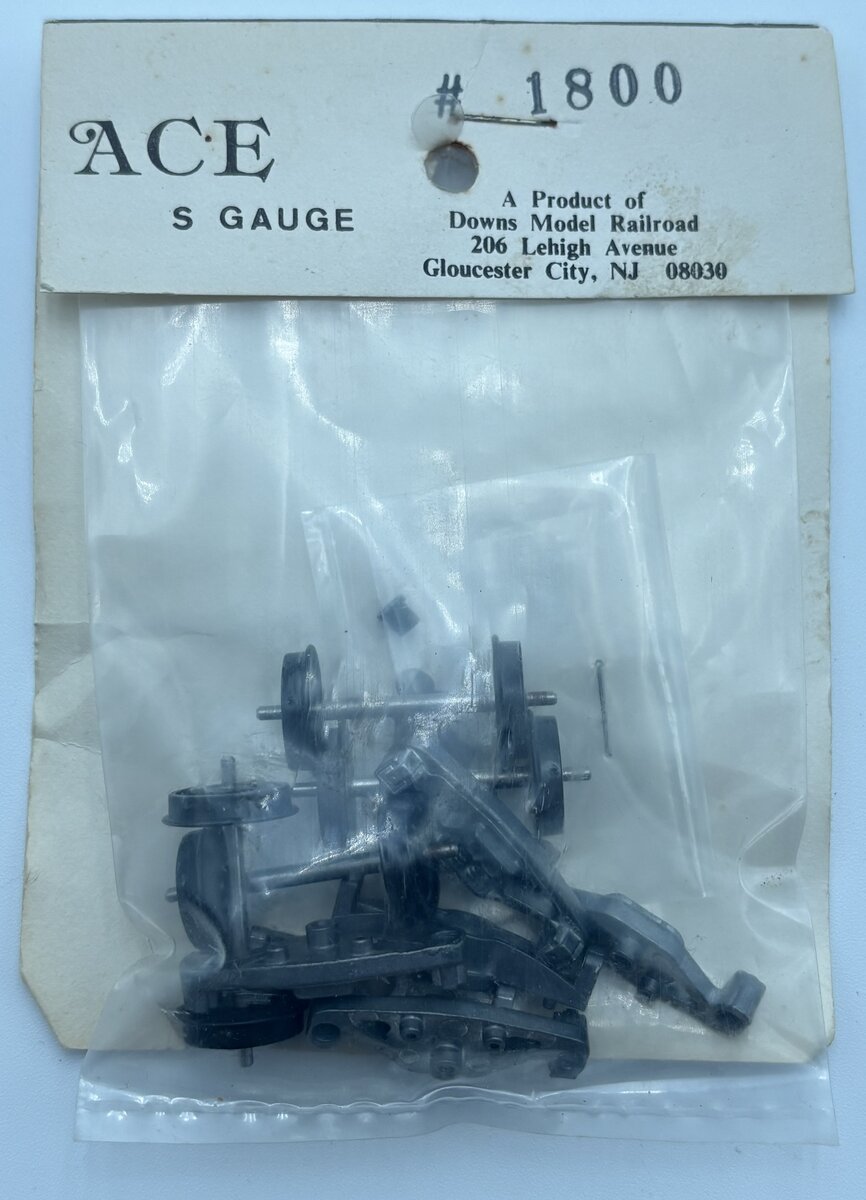 Ace Model Railroad 1800 S Gauge AAR Standard Cast Steel Freight Car Truck Kit