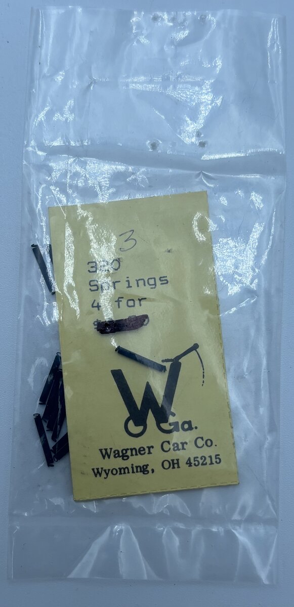 Wagner Car Co. 320 O Scale Springs (Pack of 4)