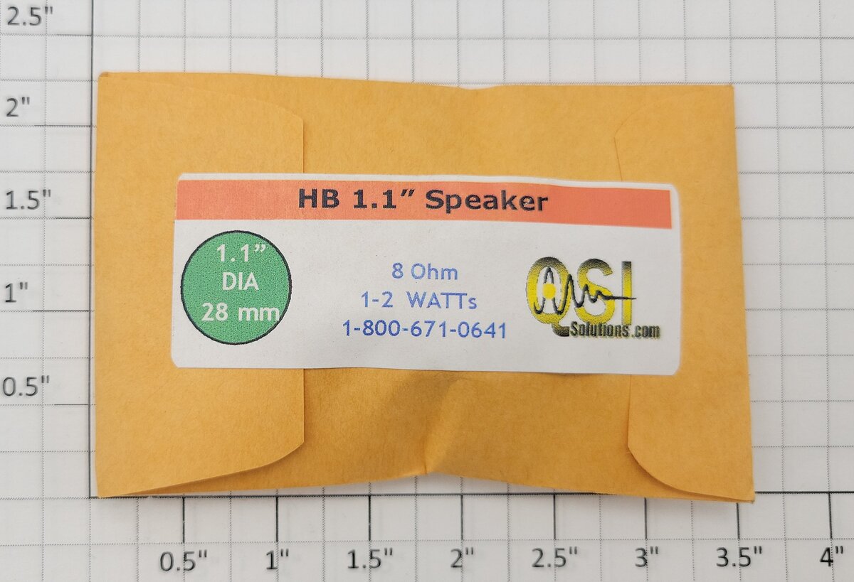 S-Helper HB-11 HB 1.1" 8 Ohm 1-2 WATT Magnetic Speaker