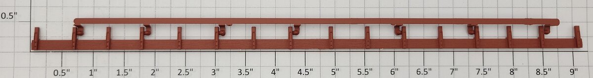 S-Helper 654-06-01-LTR Light Tuscan Red Plastic Rub Rail