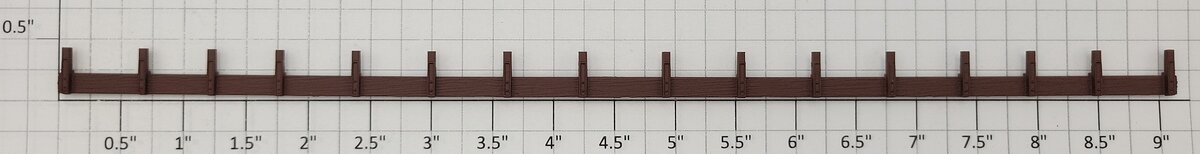 S-Helper 654-06-01-B Brown Plastic Rub Rail
