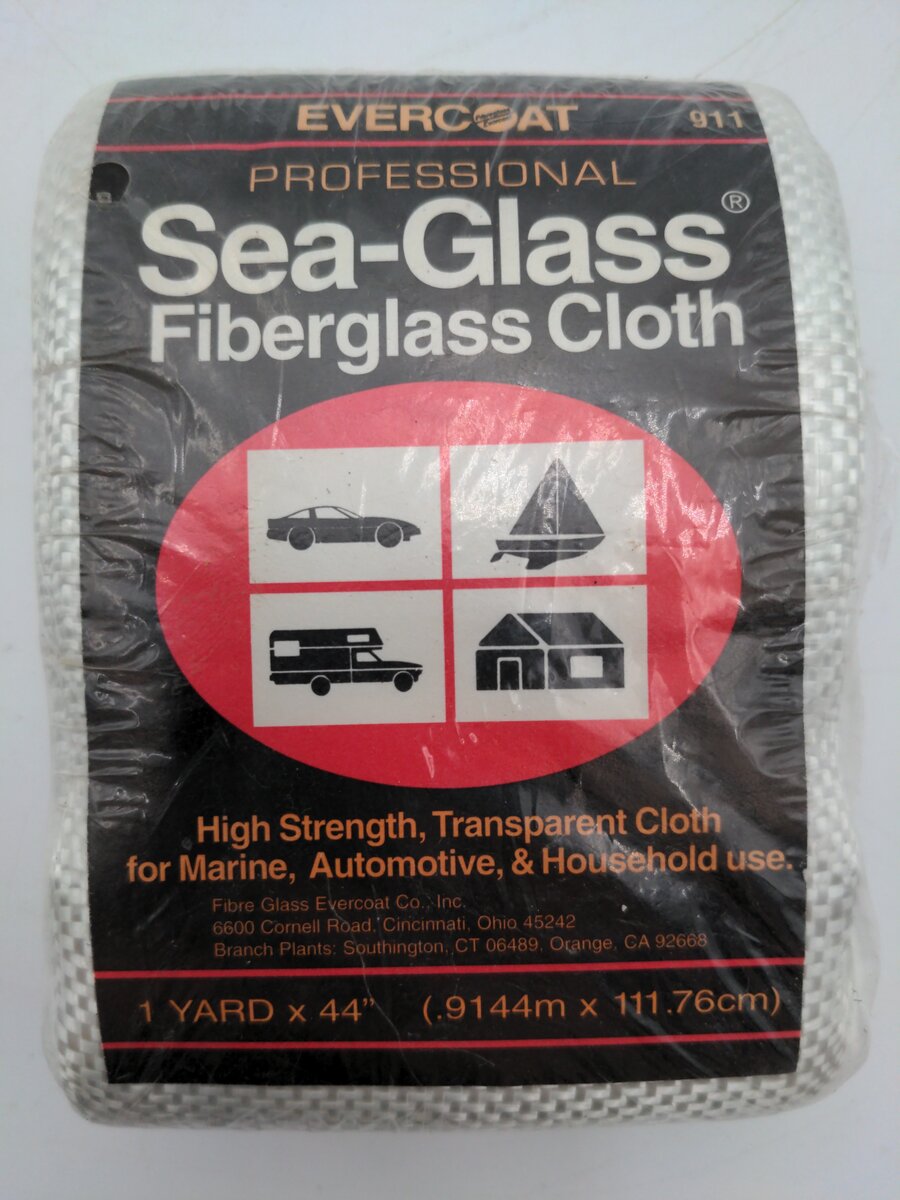 Evercoat Co. 911 (.9144m x 111.76cm) Sea-Glass Fiberglass Cloth