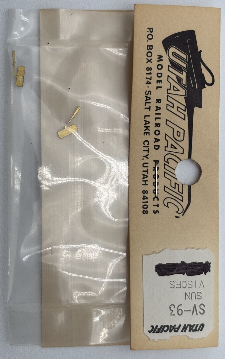 Utah Pacific Models RR Product SV-93 HO Sun Visors (Pack of 2)