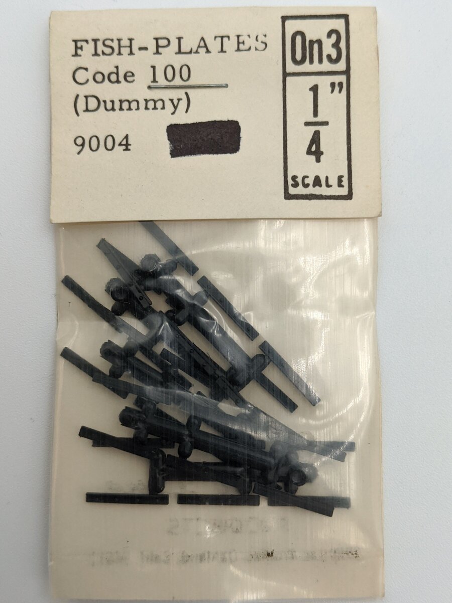Grandt Line 9004 On3 Fish-Plates Code 100 (Dummy)