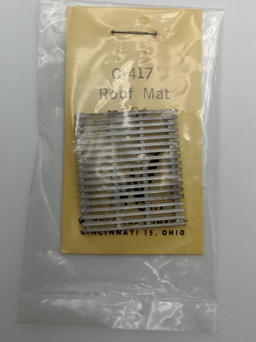 Wagner Car Co. C-417 O Roof Mat
