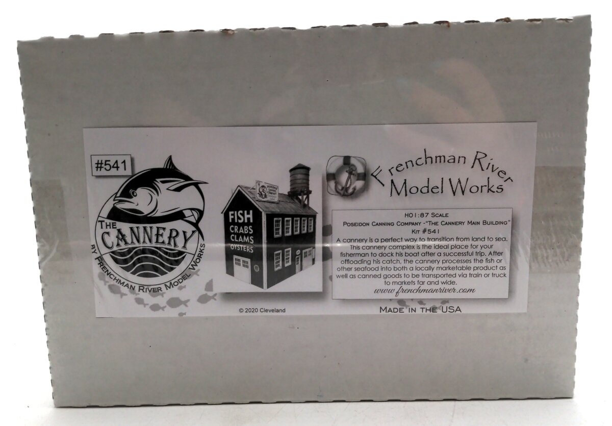 Frenchman River Modelworks 541 HO Poseidon Canning Co. The Cannery Main Building