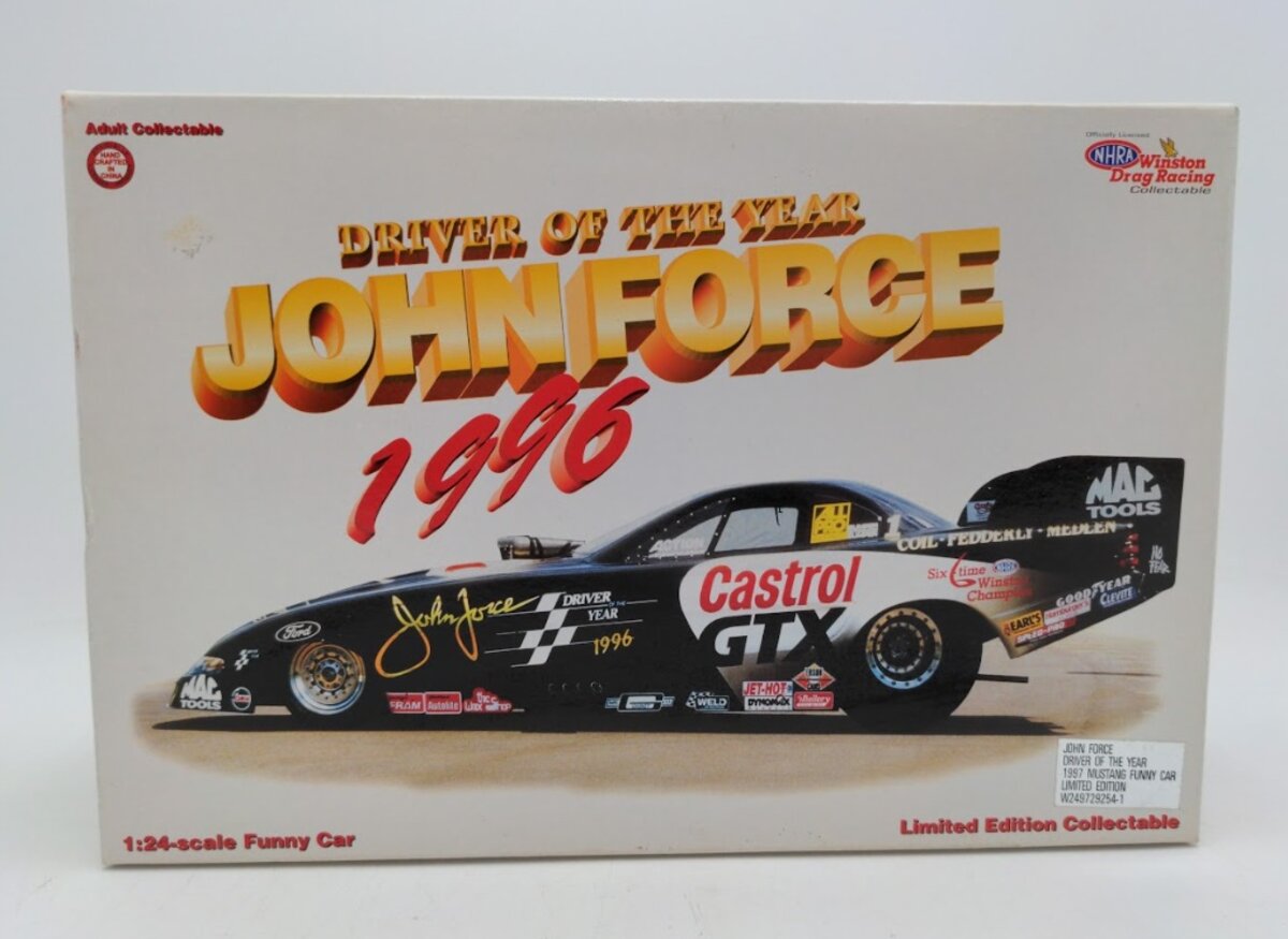 NHRA W249729254-1 1:24 Scale Action Racing John Force 1997 Mustang Funny Diecast