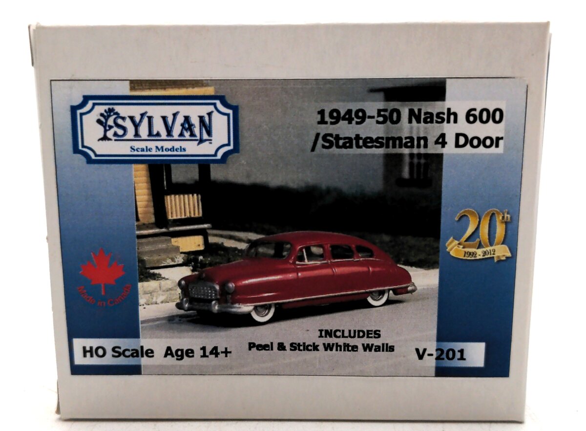 Sylvan Scale Models V-201 HO Scale 1494-50 Nash 600/ Statesman 4 Door