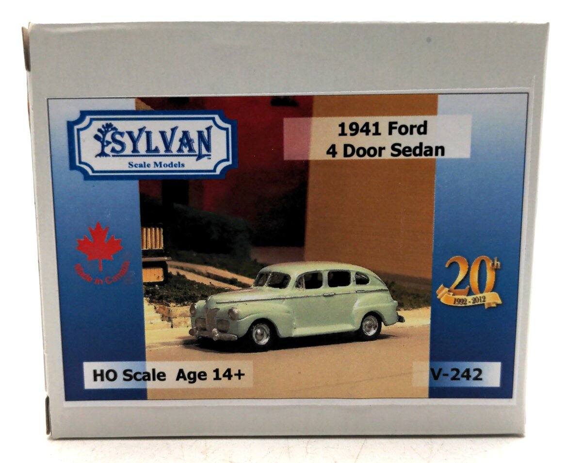 Sylvan Scale Models V-242 HO Scale 1941 Ford 4 Door Sedan
