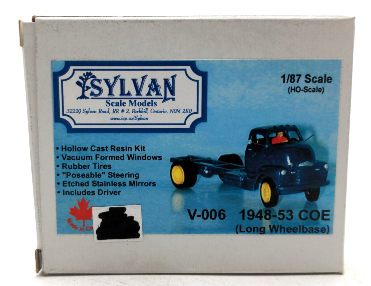 Sylvan Scale Models V-006 HO Scale 1948-53 COE Long Wheel Base