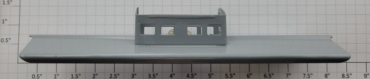 Ives 67-10 Prewar Repainted Gray Metal Cupola Caboose Roof