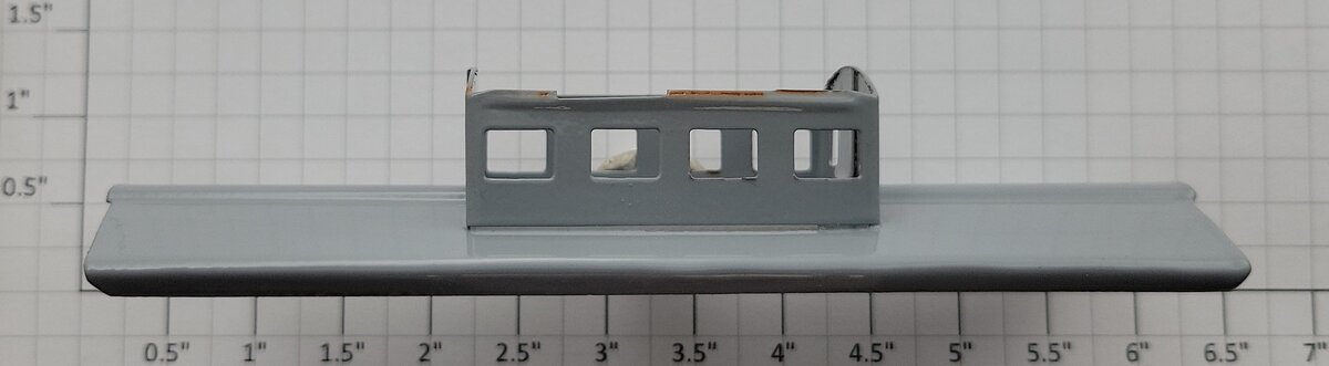 Ives 1032-1 Gray Metal Cupola Caboose Roof