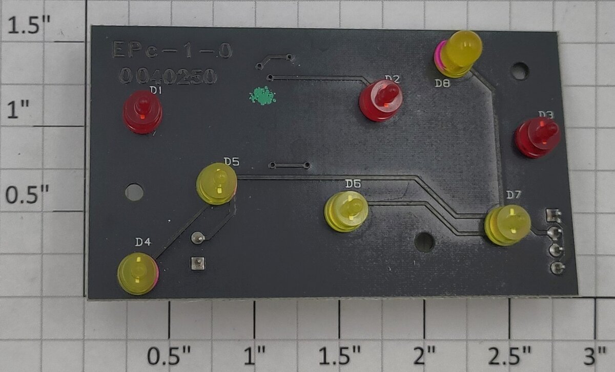 Lionel 691PCB108EX New York Boxcar Blinking Lights PCB Circuit Board