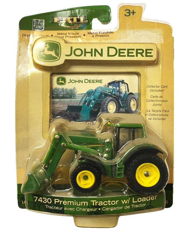 Ertl 15976 1:64 Scale Green John Deere 7430 Premium Tractor W/Loader Die Cast