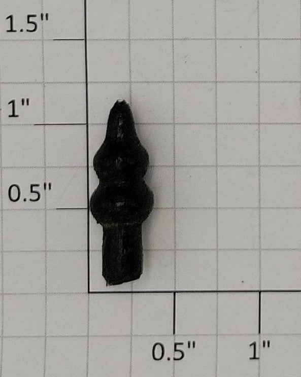 Acme 300-1 Small Black Wood Pole Finial