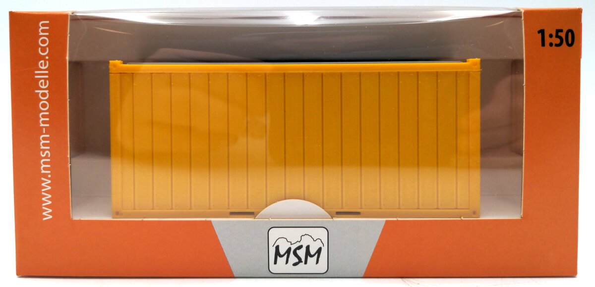 MSM MSM5502-01 1:50 Container Type B - Yellow