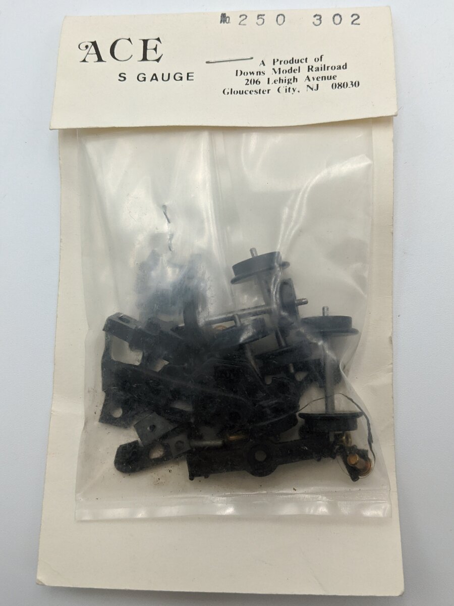 Downs Model RR 250-302 S Train Truck And Wheels Kit