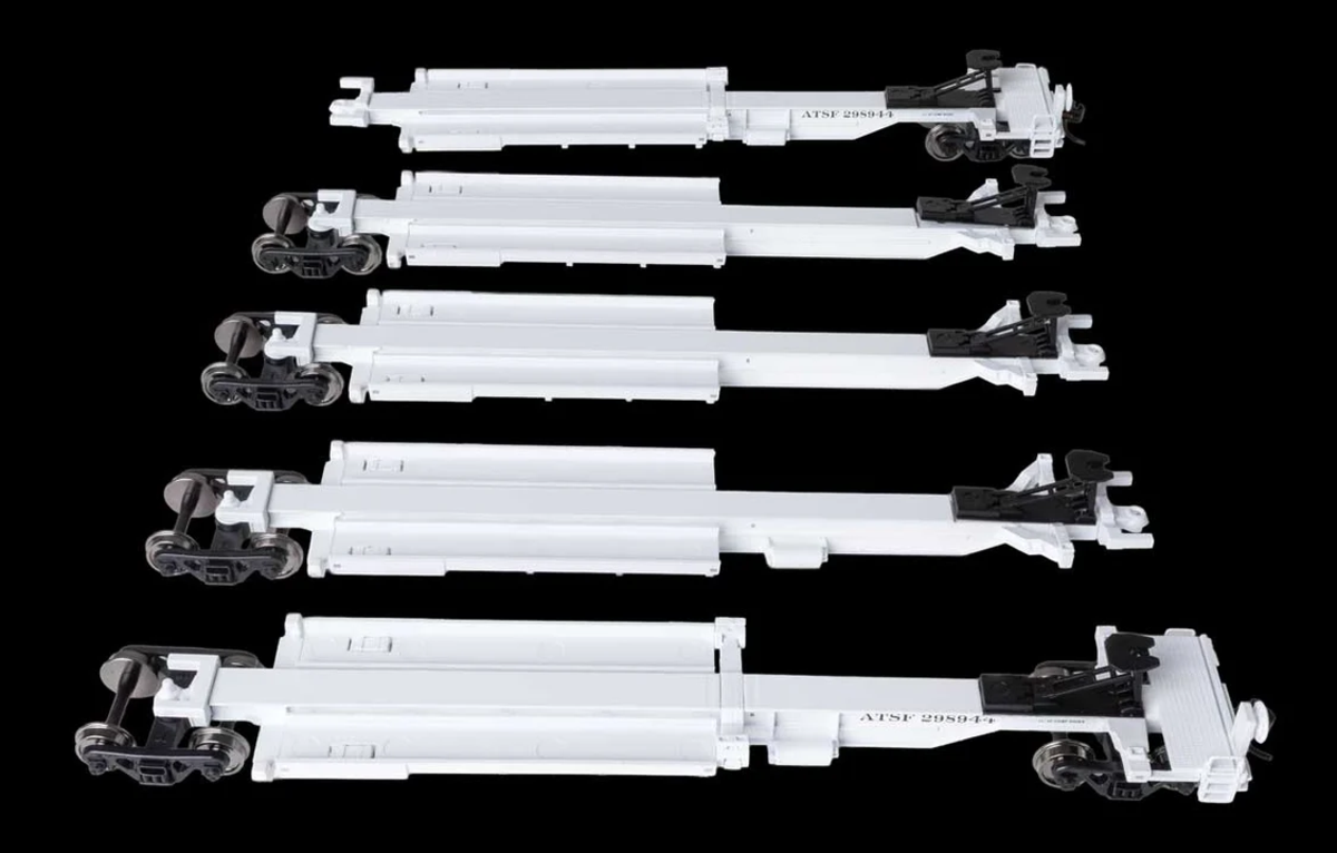 Walthers 910-5262 HO SF 263' Five-Unit All-Purpose 48' Spine Car RTR #298944