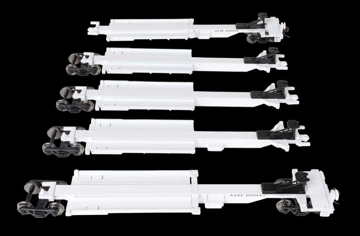 Walthers 910-5261 HO SF 263' Five-Unit All-Purpose 48' Spine Car RTR #298943