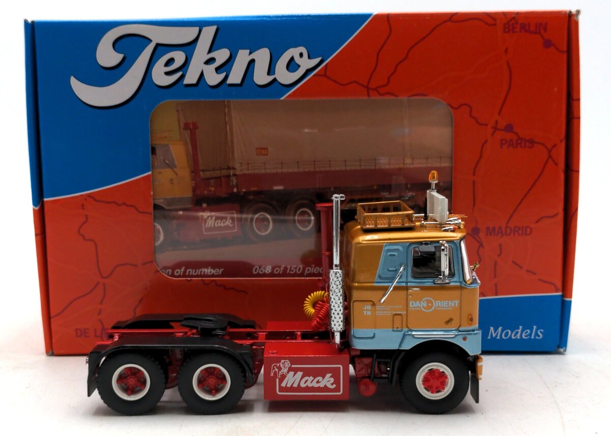 Tekno 71566 1:50 Scale Mack F700 (6x4) Solo Tractor Unit "Dan-Orient Express"