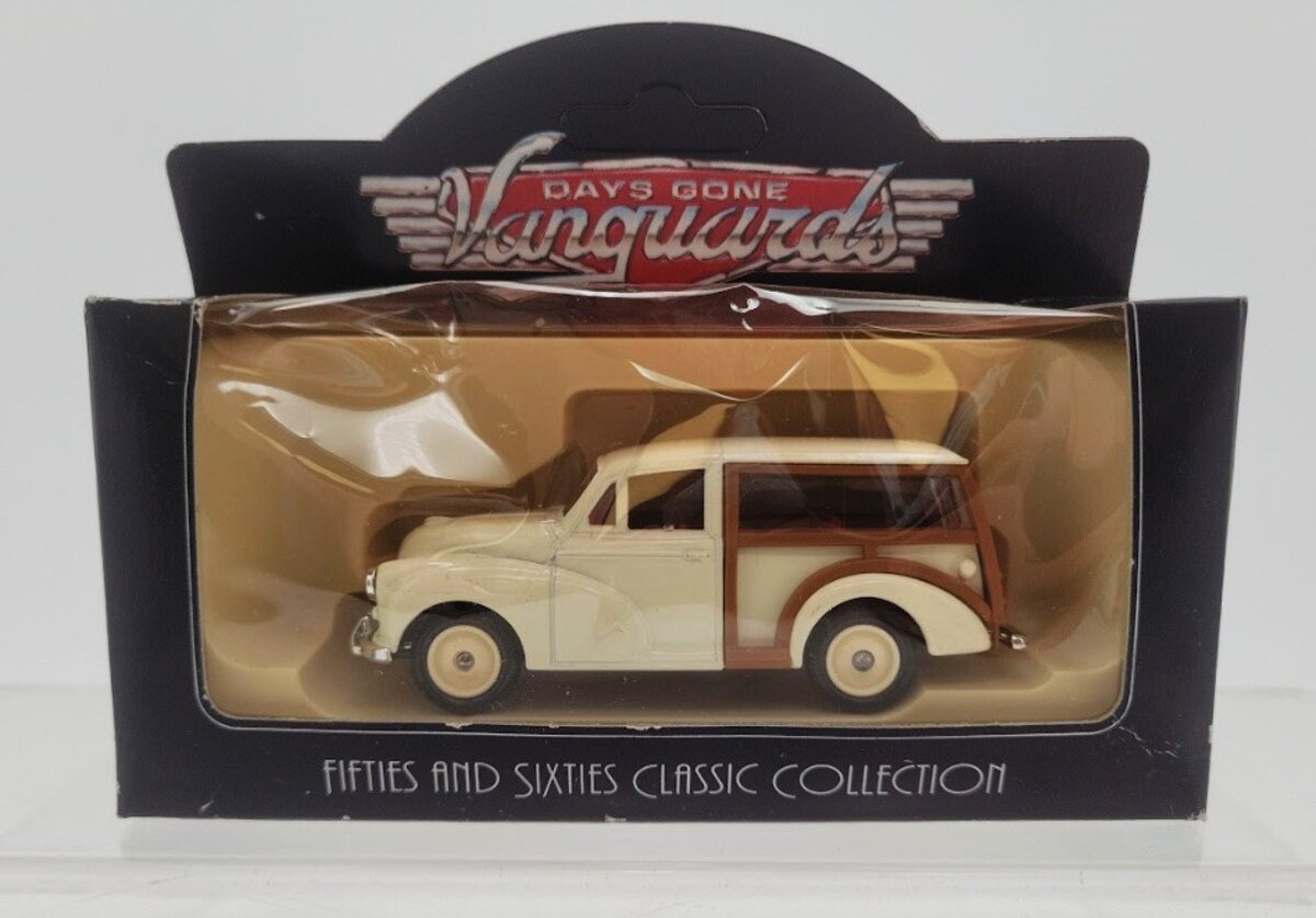 Days Gone 65001 1:43 Scale Vanguards White 960 Morris Minor Traveller Traveller