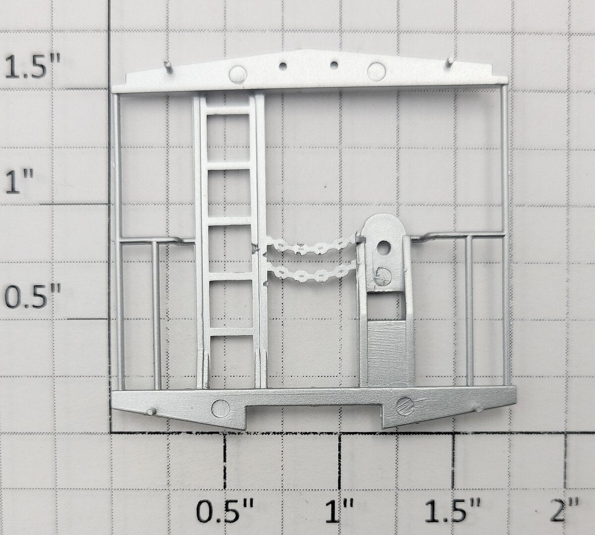 S-Helper 650-07-01-S Silver Caboose End Railing