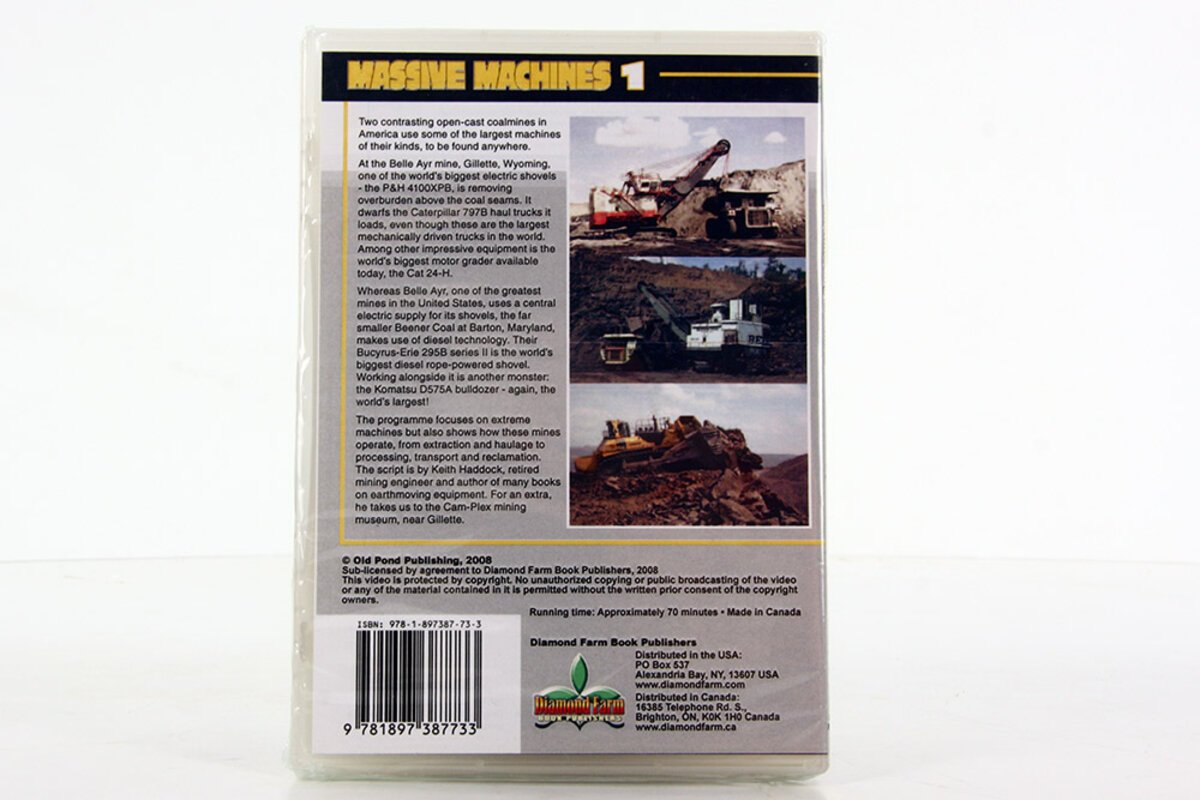 Diamond Farm Massive Machines-Massive Earthmoving Machines Part 1 DVD