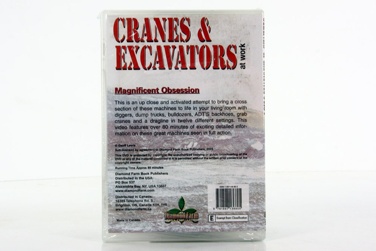 Diamond Farm Cranes & Excavators At Work-Diggers & Bulldozers DVD