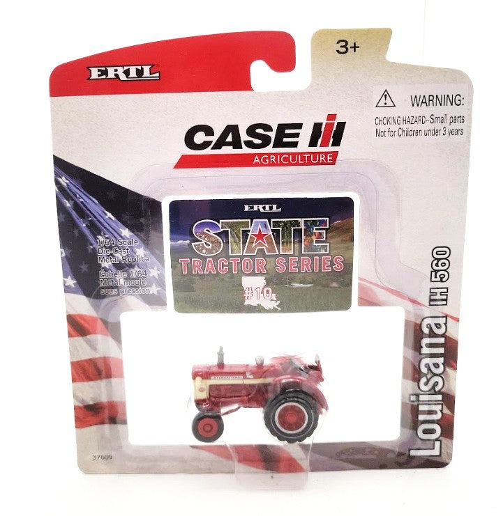 Ertl 37609 1:64 Scale Red International 560 #10 Louisiana State Tractor Capital