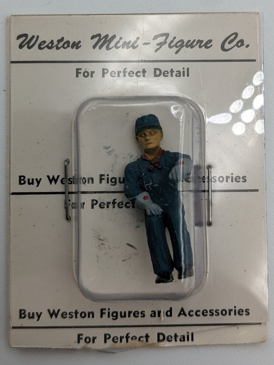 Weston 301 Z Railroad Worker Seated Figure