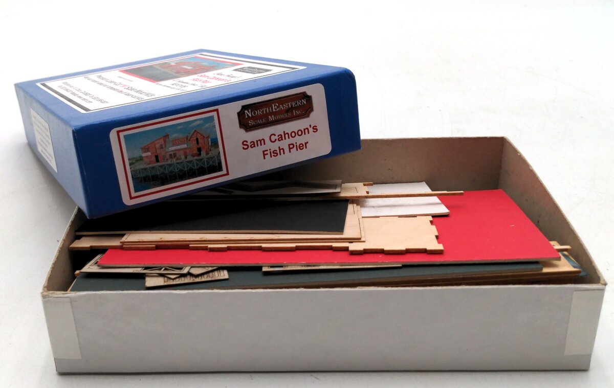 Northeastern Scale Models 10109 N Scale Sam Cahoon's Fish Pier Building Kit