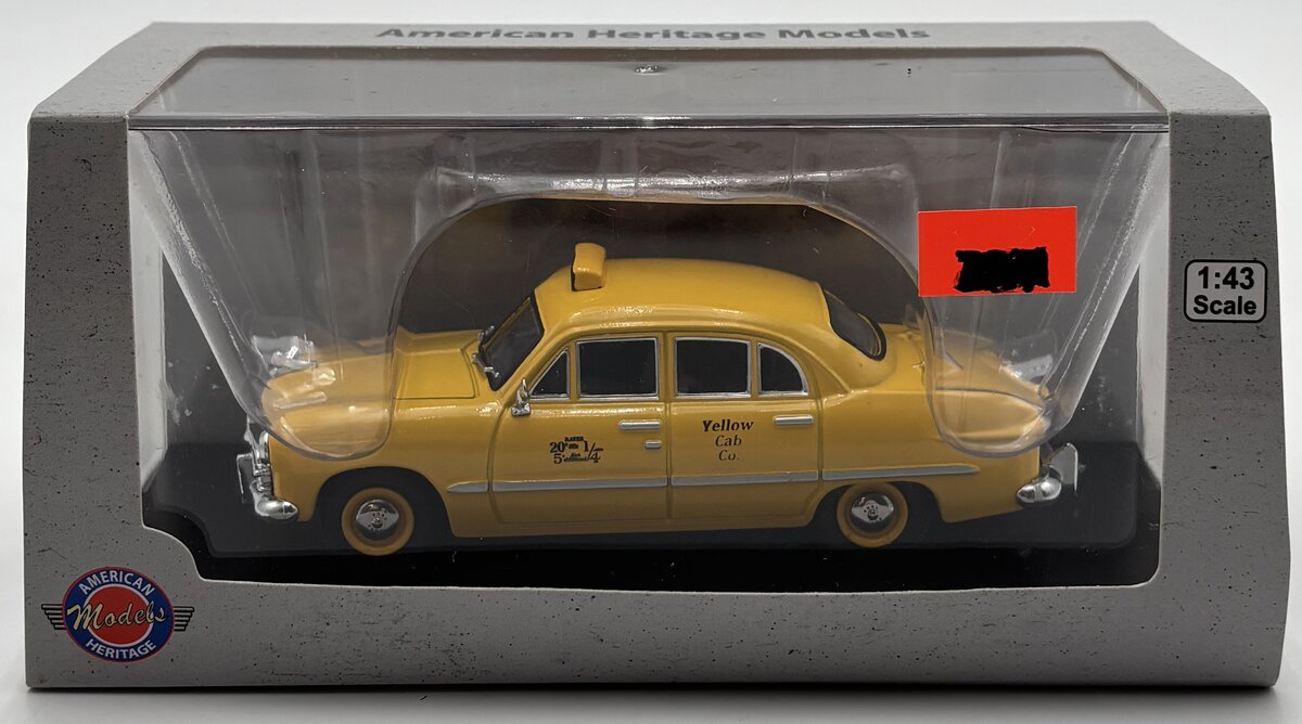 American Heritage 1:43 Yellow Ford Taxi