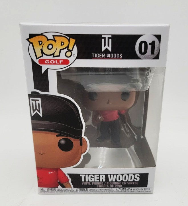 Funko 01 Pop! Golf Tiger Woods Red Shirt Vinyl Figure