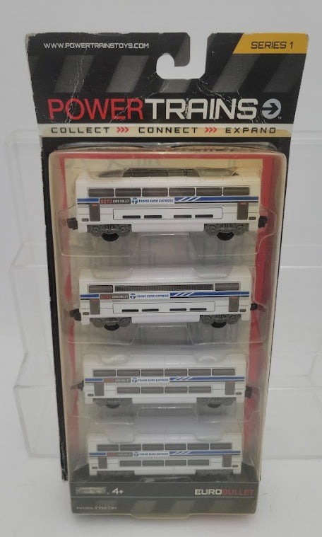 Jakks Pacific 44735 Series 1 Power Trains EuroBullet Cars (Set of 4)