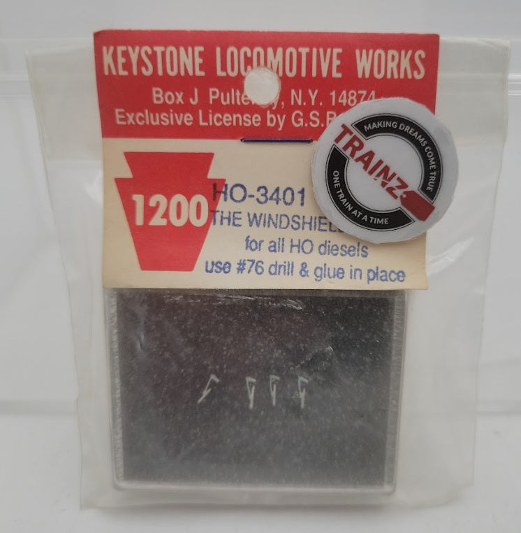 Keystone Locomotive HO-3401 HO Scale Metal Windshield Wipers (Pack of 4)